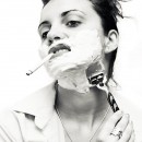 manly_woman_shaving_portrait_by_adrian_costea