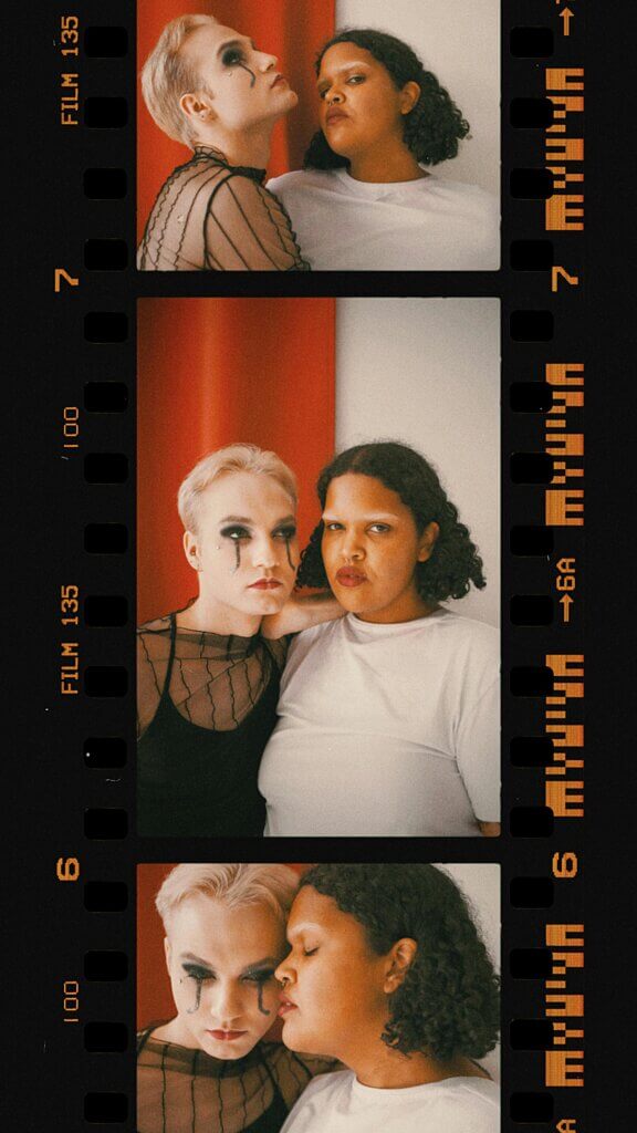 queer couple σε 3 φωτογραφίες film
